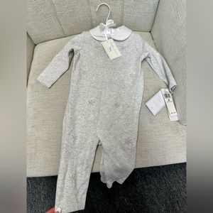 RALPH LAUREN Peter Pan Collar onesie